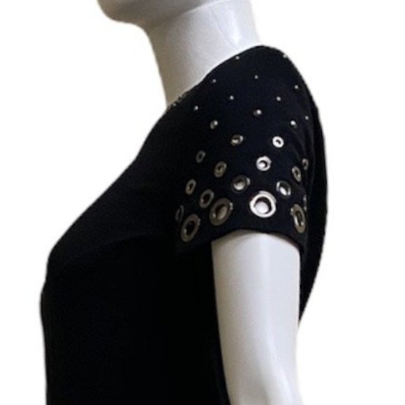 Emilio Pucci Black dress with metal/stud detailing - Picture 6 of 9
